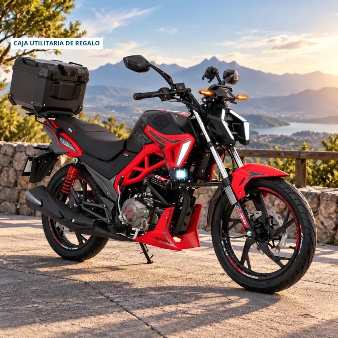Motocicleta Veloci Razzer GTR 250cc 2027 Rojo Metalizado